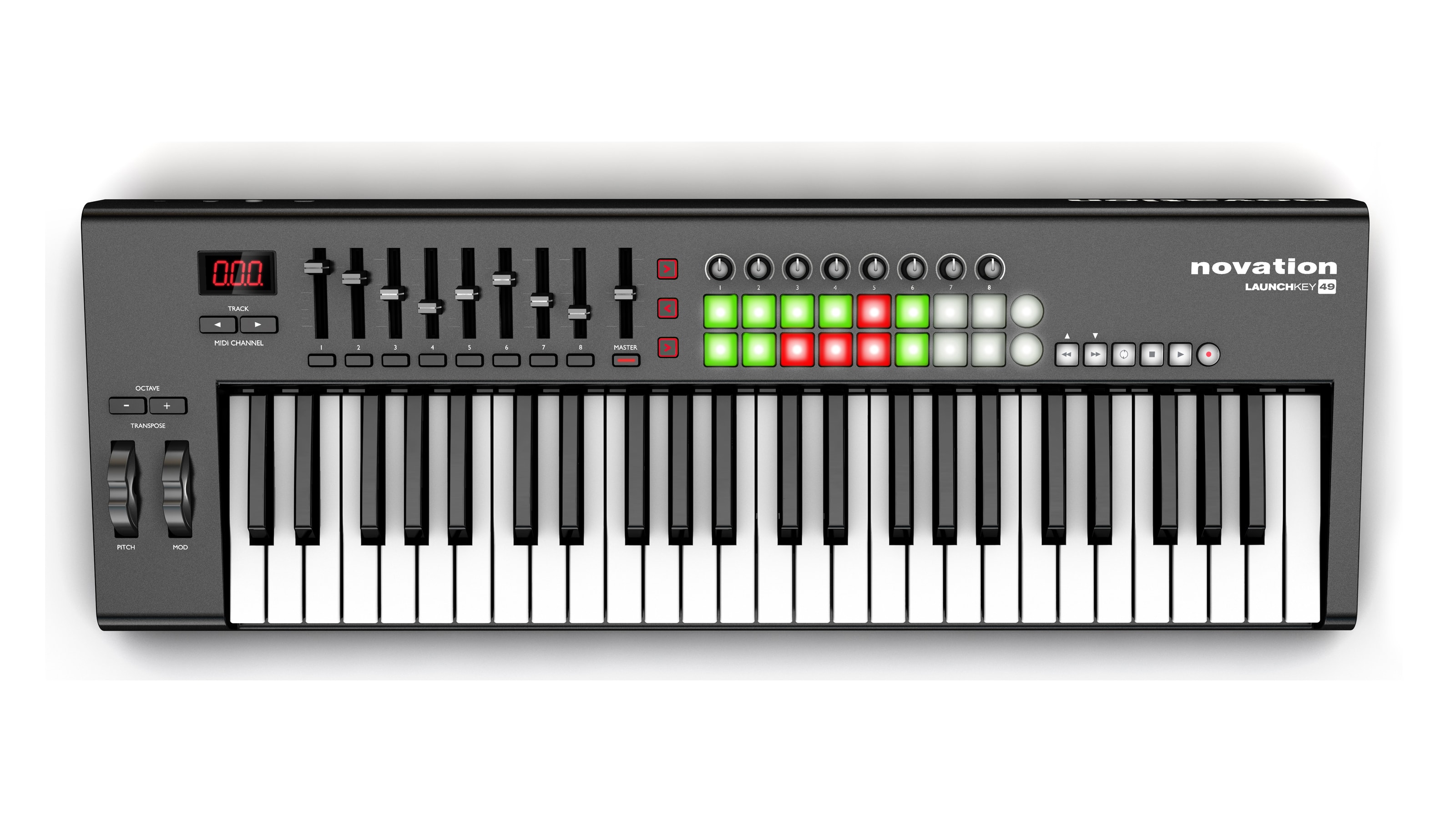 Teclado controlador USB Launchkey 49 teclas Novation - HABRO Music