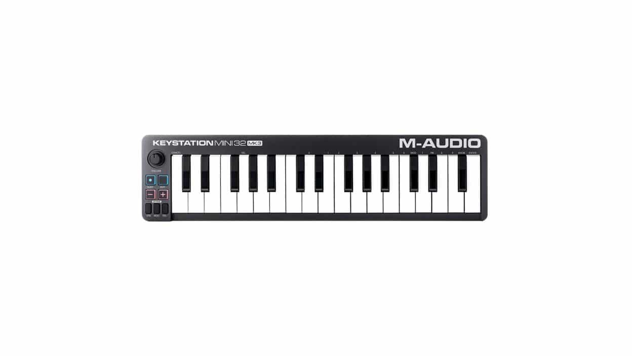DTM・DAW M-AUDIO M-Track Duo & Keystation Mini 32 Teclado Controlador de 32 Teclas - Keystation Mini 32 MK3 - HABRO
