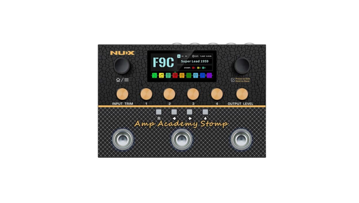 Pedal Simulador de Amplificadores e Efeitos Amp Academy Stomp