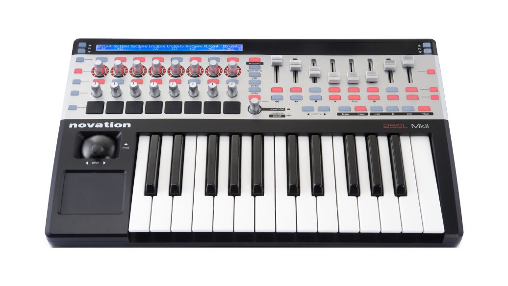Teclado Controlador USB MIDI SL MkII 25 Teclas Novation HABRO Music