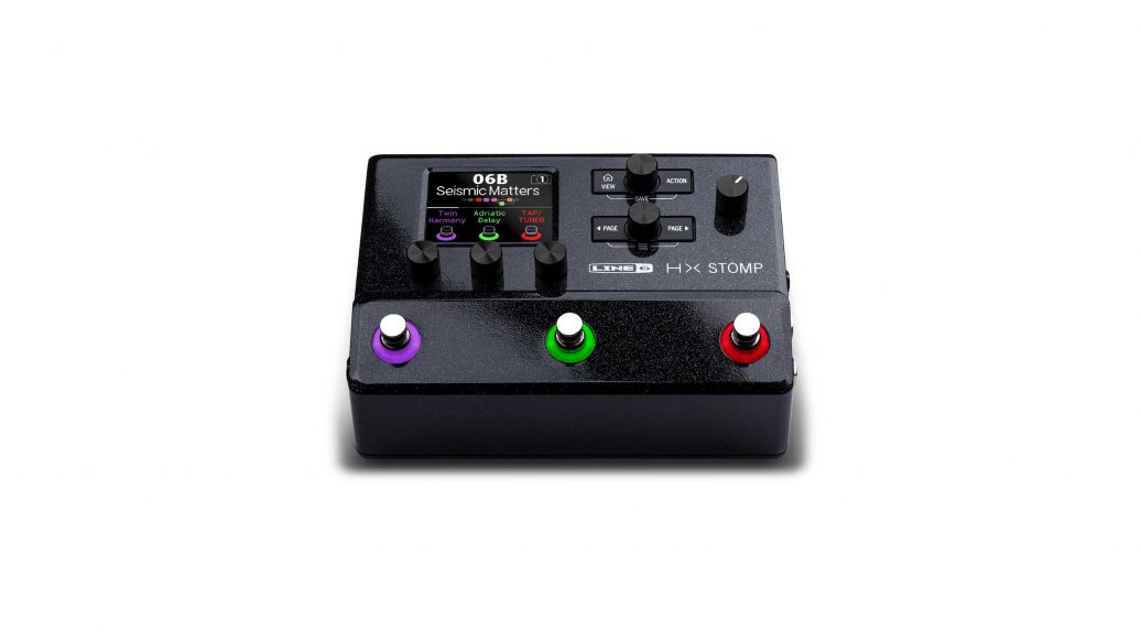 Pedaleira Modeladora de Amplificadores e Efeitos - HX Stomp