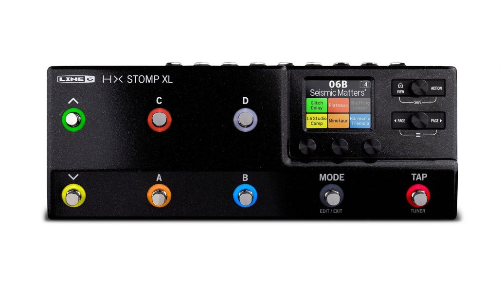 Pedaleira Modeladora de Amplificadores e Efeitos - HX Stomp XL